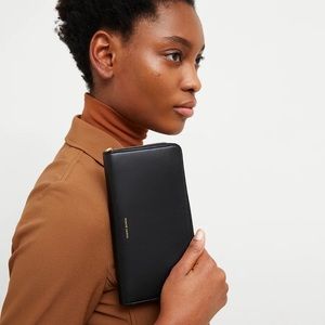 Mansur Gabriel Zip Continental Wallet